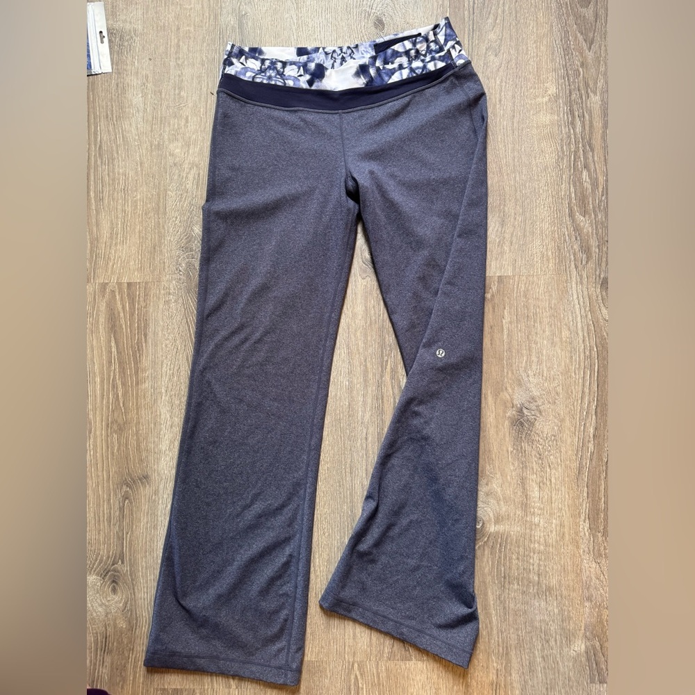 Lululemon Athletica Gray Leggings Performance Stretch